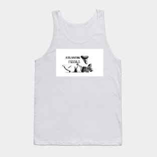 Prehistoric Dinosaurs and Atlantic Fossils Shark Tooth Tank Top